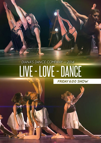 Diana's Dance Company 2014 Annual Recital DVD Friday 6:00 Show